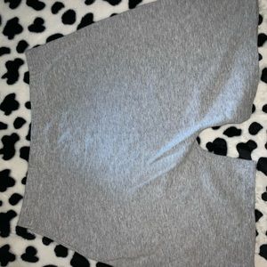 Grey Biker Shorts
